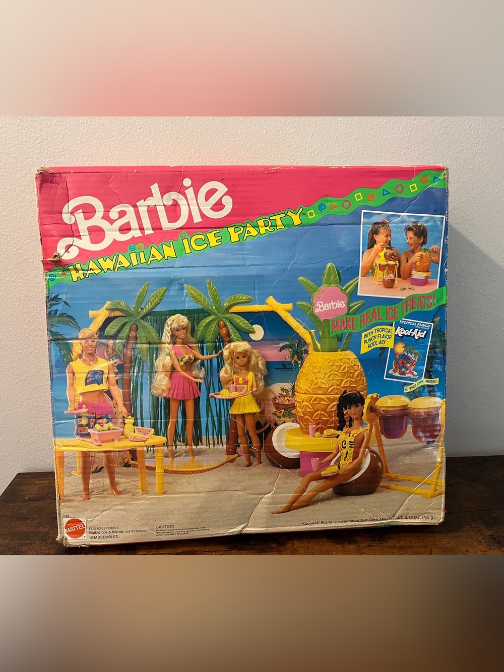 Vintage Barbie Hawaiian Ice Party Set - Near Complete